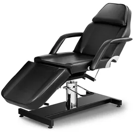 Physa Kosmetikliege 183 x 61 x 61-78 cm 150 kg schwarz Behandlungsliege Kosmetikstuhl Therapieliege Tattooliege