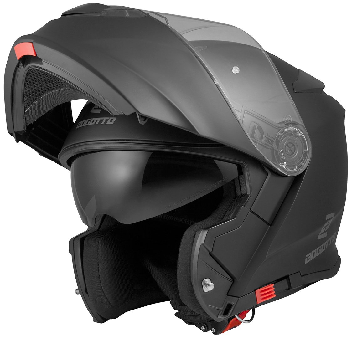 Bogotto V271 Motorhelm, zwart, XS Voorman