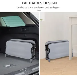 PawHut Hundeliege Outdoor 59 x 46 x 15 cm grau