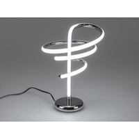 formano LED Lampe Spirale auf Fuß silber Formano