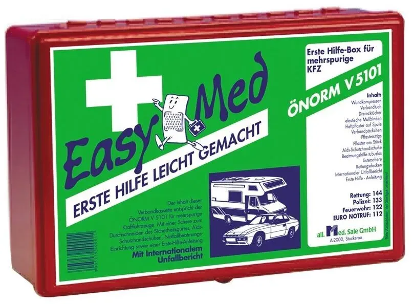 EasyMed Nachfüllung für Autoapotheke Önorm V5101