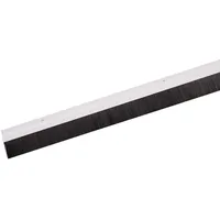 Buri Türbodendichtung 100cm Bürstendichtung Gummidichtung Türdichtung Zugluftstopper, Modell:75035-Bürste weiß