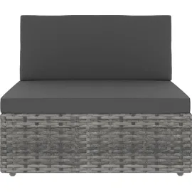 vidaXL Garten-Lounge-Set 8-tlg. grau
