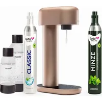 Sparangebot: Ruby Wassersprudler (Kupfer) + CO2-Zylinder Minze - Kupfer