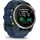 Garmin Quatix 7 Pro BT 47 mm Kunststoffgehäuse schwarz Silikonarmband blau M