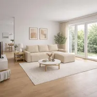 Ecksofa POTARO mit Schlaffunktion L-Form, Sofa mit Bettkasten, Wohnzimmersofa, Couch, Soffa, Bettsofa Elle 06 | MIPLO - Beige
