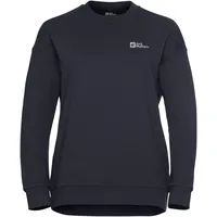 Jack Wolfskin Essential Crewneck Sweatshirt - Dark Navy -