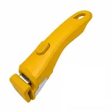 Abnehmbarer Topfgriff Hitze- & Rutschfeste Griff für Töpfe & Pfannen, Hitzebeständiger Anti-Rutsch Griff bis 10KG Tragkraft Ersatzgriff für abnehmbarem Griff, Ideal für Küche Camping Wohnmobil (Gelb)