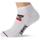Levi's Levis Low Cut Sportswear Sneakersocken 2er Pack Weiß 43-46