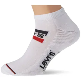 Levi's Levis Low Cut Sportswear Sneakersocken 2er Pack Weiß 43-46