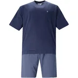 HAJO Schlafanzug Shorty Blau M