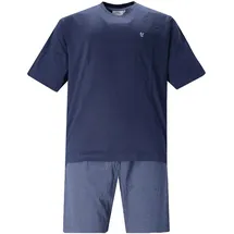 HAJO Schlafanzug Shorty Blau M