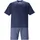 HAJO Schlafanzug Shorty Blau M