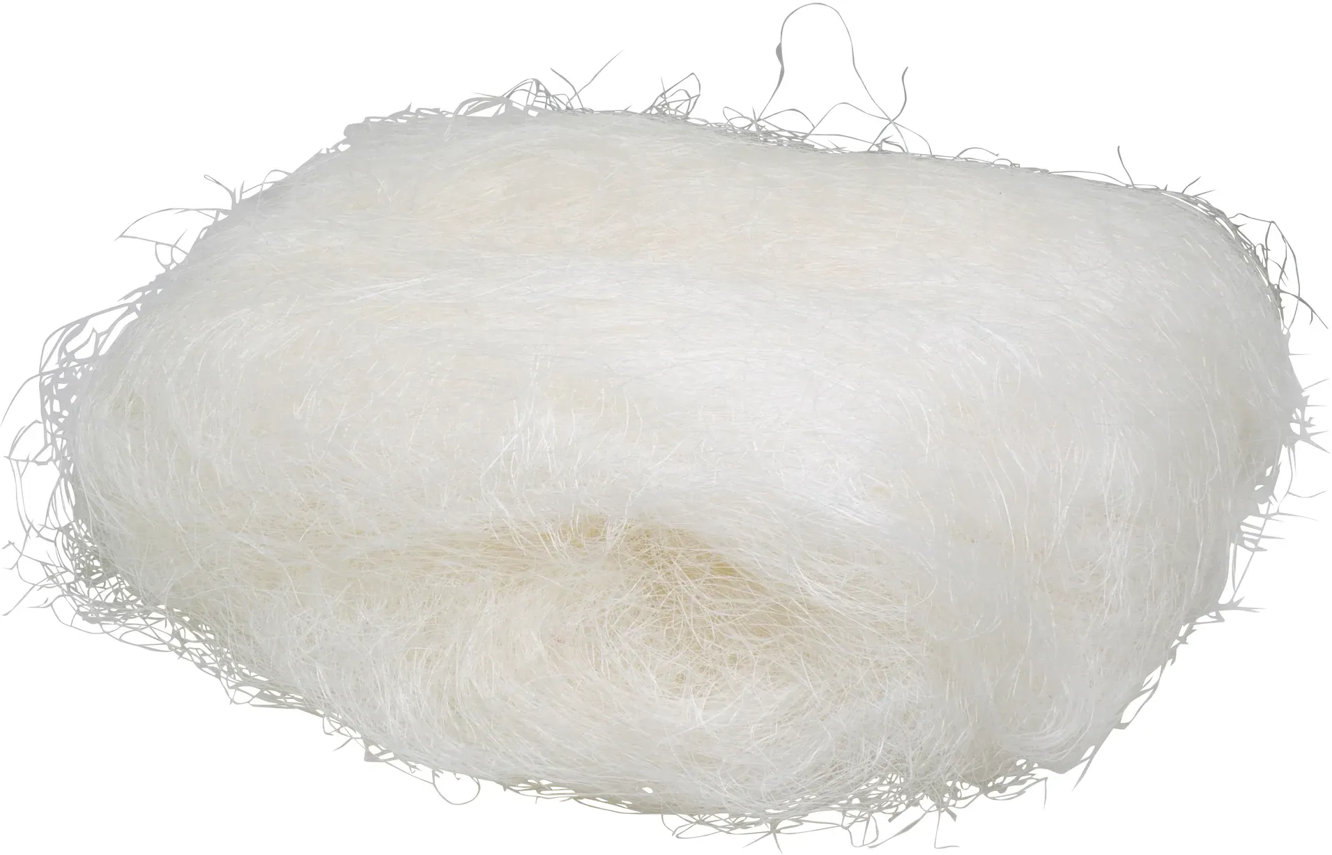 Sisal Watte 300g weiß