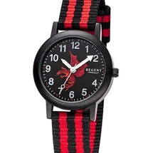 REGENT F-1476 Gehäuse 32 mm Quarz schwarz Armbanduhr