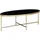 FineBuy Couchtisch FB53025 Glas schwarz oval 110 x 40 x 56 cm