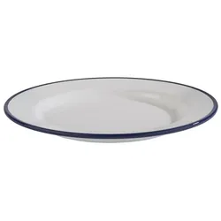 APS Teller/Speiseteller/Deko-Teller/Melamin-Teller -ENAMEL LOOK-Ø 20,5 cm, H: 2 cm