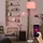 GLOBO Stehleuchte Wohnzimmer 1x10W 1x5W beige