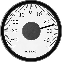 Eva Solo Thermometer für Aussen, Schwarz, Thermometer + Hygrometer, Schwarz