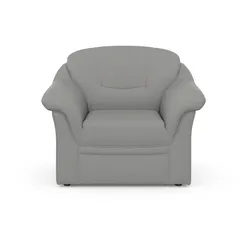 Sessel DOMO COLLECTION "Montana komfortabel und zeitlos, bequeme Armlehnen", grau (hellgrau), B:98cm H:84cm T:82cm, 92% Polyester, 8% Nylon, Sessel, Polstersessel