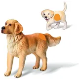 Ravensburger tiptoi 2-teiliges Set Spielfiguren Golden Retriever Hundefamilie mit Rüde & Welpe