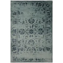 benuta Basic Teppich Suki - Türkis 300x400 cm - Kunstfaser - Rechteckig & im Style: Vintage, Orient Style - Pflegeleicht für Wohnzimmer Schlafzimmer