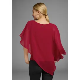 LAURA SCOTT Chiffonbluse rot 48
