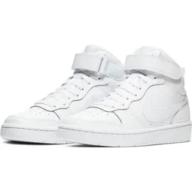 Nike Court Borough Mid 2 Sneaker Kinder white/white-white 35.5
