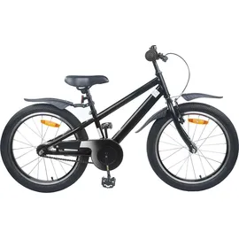 vidaXL Kinderfahrrad 18 Zoll schwarz