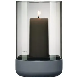BLOMUS Windlicht Calma Glas Grau