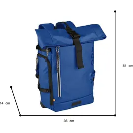 CAMEL ACTIVE Rucksack Explore Rolltop Backpack L Blue