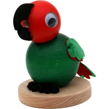Dekoteam24 Rauchfigur, Mehrfarbig, Holz, 9.5x12.5x12 cm, Dekoration, Weihnachtsdekoration