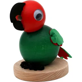 Dekoteam24 Rauchfigur, Mehrfarbig, Holz, 9.5x12.5x12 cm, Dekoration, Weihnachtsdekoration