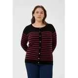KAFFE CURVE KClizzy Strickjacke Schwarz M