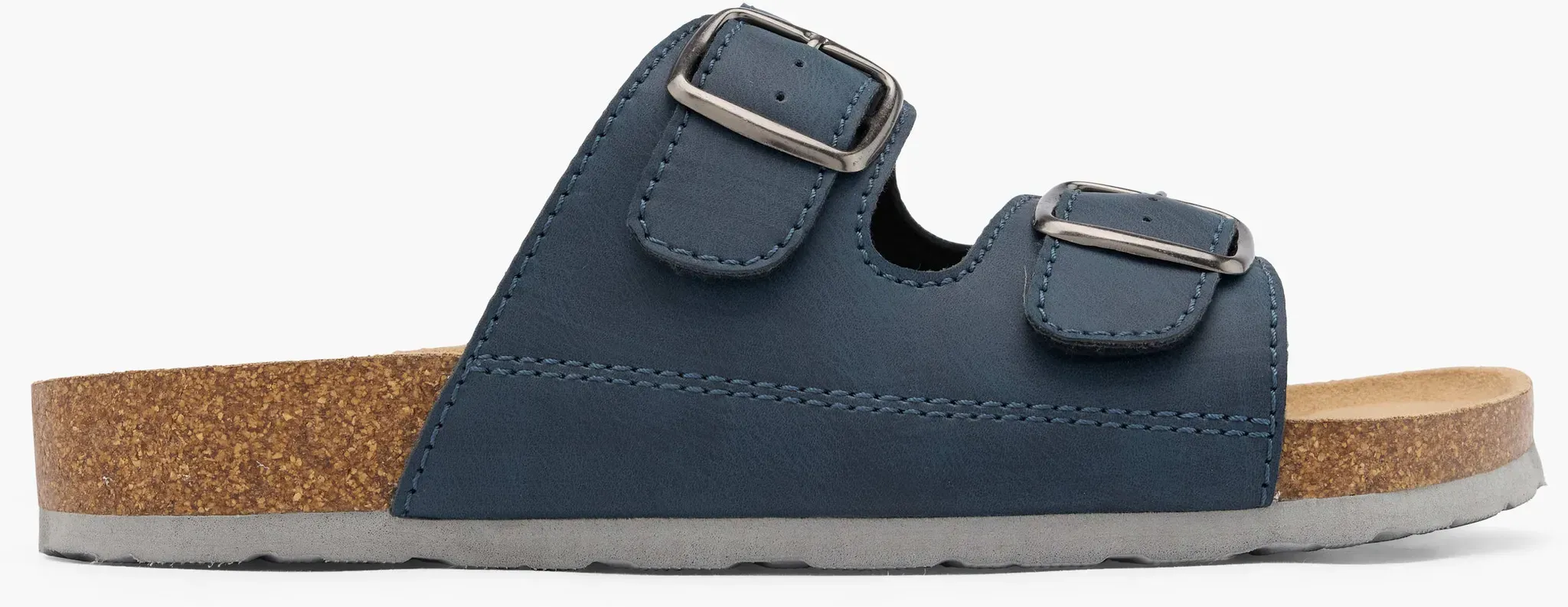 Björndal  Tieffuß Pantolette Blau, Herren, Größe: 42, Material: PU/Textil - Björndal  Tieffuß Pantolette Blau, Herren, Größe: 42, Material: PU/Textil - man - Blau