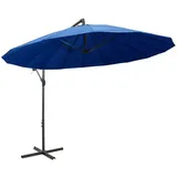 vidaXL Ampelschirm Blau 3 m Aluminium-Mast