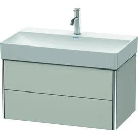 Duravit XSquare Waschtischunterschrank, 2 Schubkästen, Betongrau matt
