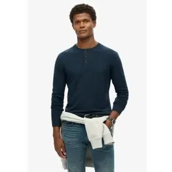 Superdry für Herren. M6010844A Merchant Store T-shirt navy (XXL), Lässig, Baumwolle, Langarm, Marine