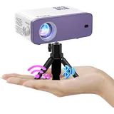 Mini Beamer,  18000L Wifi Bluetooth Beamer Full HD 1080P Unterstützt, Tragbar Vi