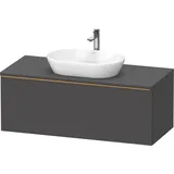 Duravit Waschtischunterschrank wandhängend „D-Neo“ 120 × 45,9 × 55 cm Graphit Matt
