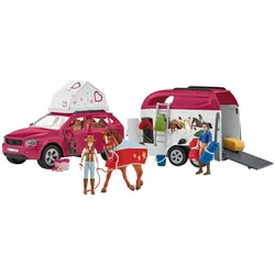 Schleich Horse Club Abenteuer mit Auto und Pferdeanhänger