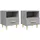 vidaXL Nachtschrank 40 x 35 x 47 cm Grau
