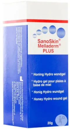 Sanoskin Melladerm Plus Honig Hydro Wundgel Tube 20g