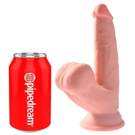KING COCK PLUS King Cock 6" Triple Density with Swinging Balls“,