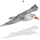 Relaxdays Vogelschreck Möwe fliegend grau 59,0 x 41,0 x 22,0 cm