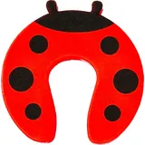 EWANTO Türstopper Marienkäfer für Kinder und Haustiere aus Schaumstoff Finger Fensterstopper Einklemmschutz Kindersicherung TSK-01