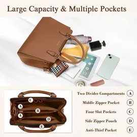 luxuskollektion Handtasche Mittelgroß Leder Schultertasche