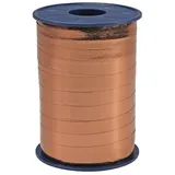 Präsent Geschenkband MEXICO einseitig hochglanzbeschichtet/Rückseite matt kupfer 10,0 mm x 250,0 m