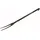 Schneider Grillgeräte Fleischgabel 50 cm Edelstahl silber