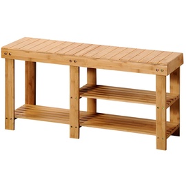 KESPER Sitzbank, Material: Bambus, Maße: B: 90 x H: 45 x T: 27 cm, Farbe: Braun | 19484 13